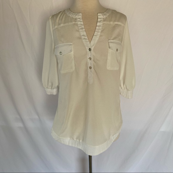 41 HAWTHORN THREE QUARTER SLEEVE TOP - Picture 1 of 8